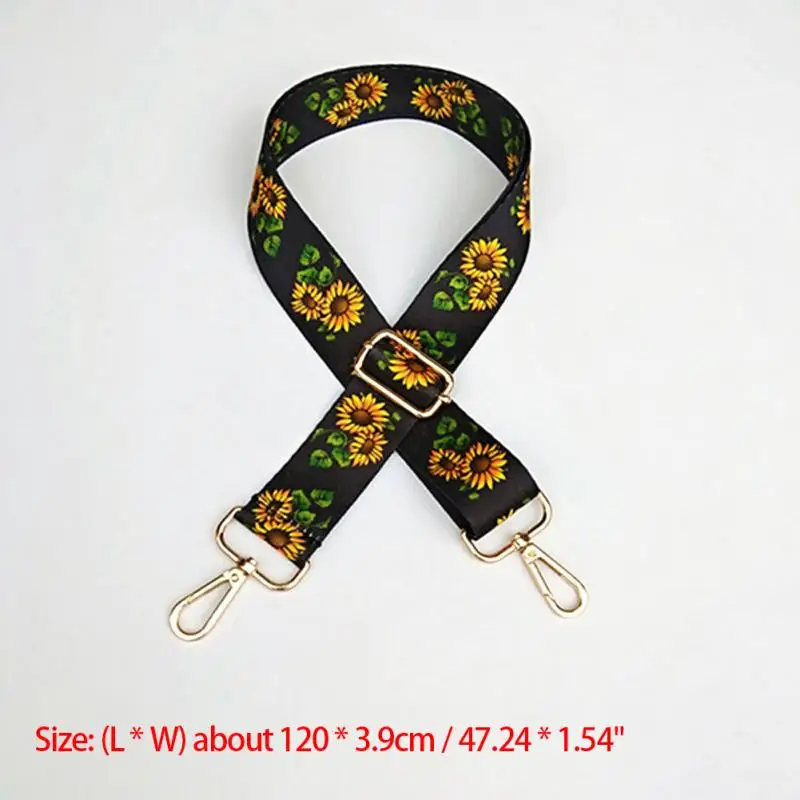 Цветные ремешки для сумки этнические цветов аксессуары женщин регулируемые