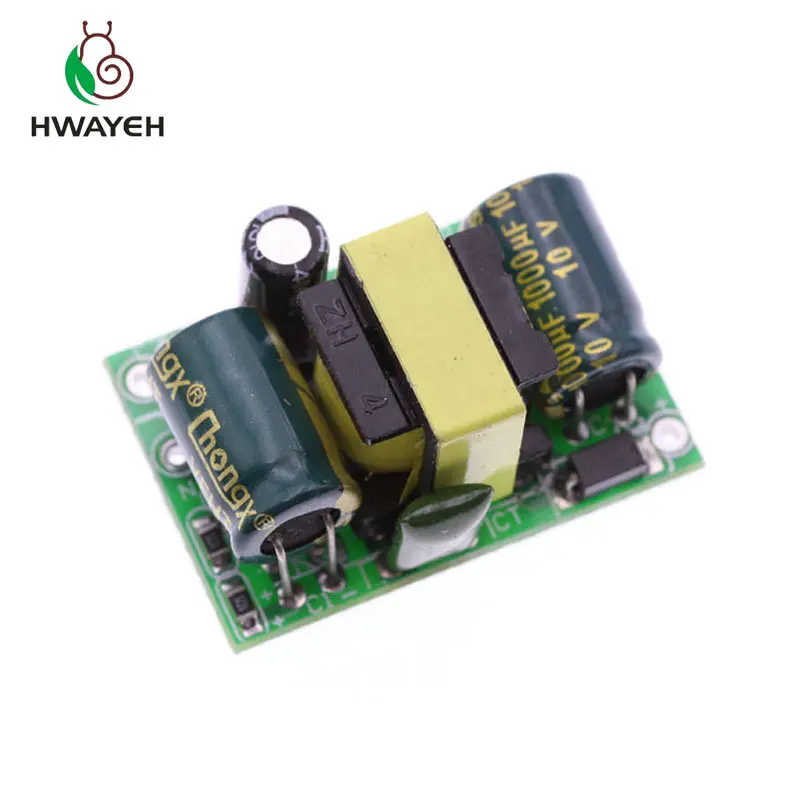 10 шт. AC-DC 5V 700мА 3.5Вт Прецизионный преобразователь Buck AC 220V в 5V DC, модуль питания шагового понижающего трансформатора для горячей продажи.