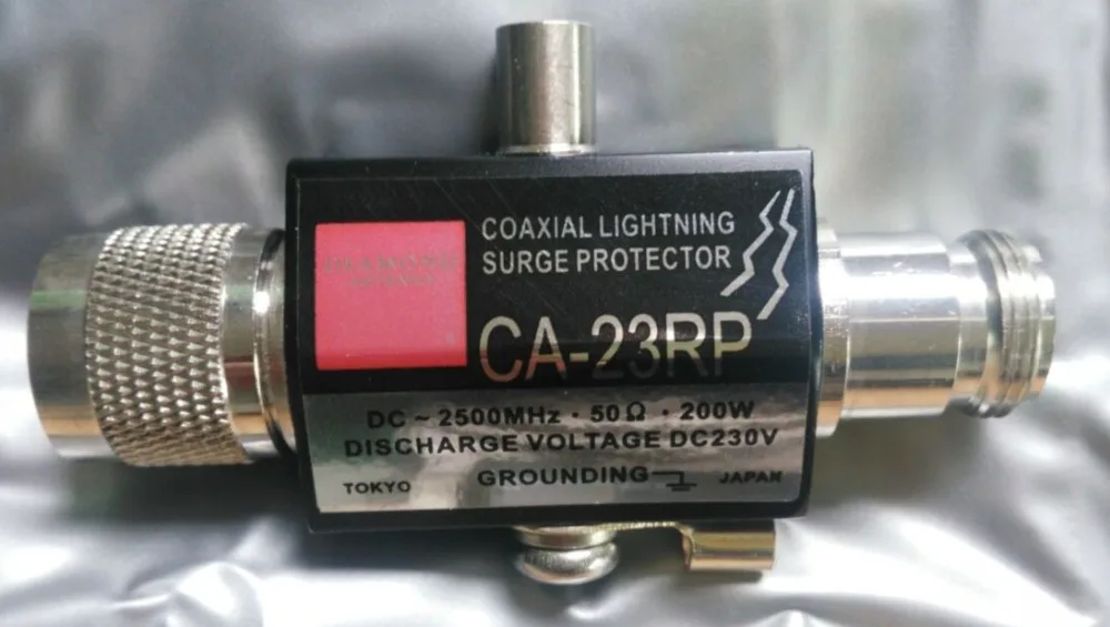 Buy Koaksiyel RF parafudr CA 23RS CA 23RP 200W DC230V yıldırım dalgalanma koruyucusu tutucu (N) konnektörü ücretsiz kargo