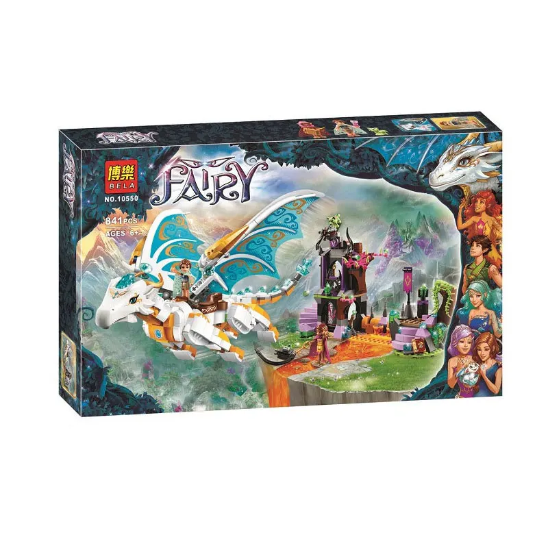 Bela Elves Queen Dragon's Rescue 10550 креативная игровая игрушка совместимая с Legoings 41179