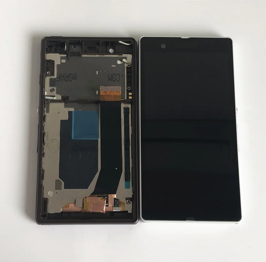 Оригинальный дисплей для SONY Xperia Z LCD сенсорный экран с рамкой L36H C6603 C6602 C6606 ЖК