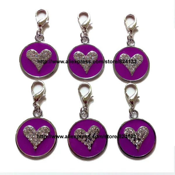 Кулон для собаки в форме сердца Id питомца кристалл бесплатная доставка|pendant