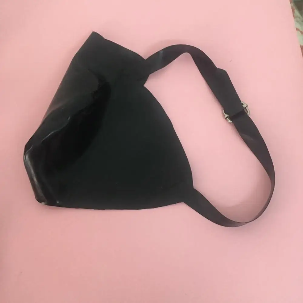 

100% Latex Half Hood Mask Adjustable Transparent Color Rubber Mask for Party