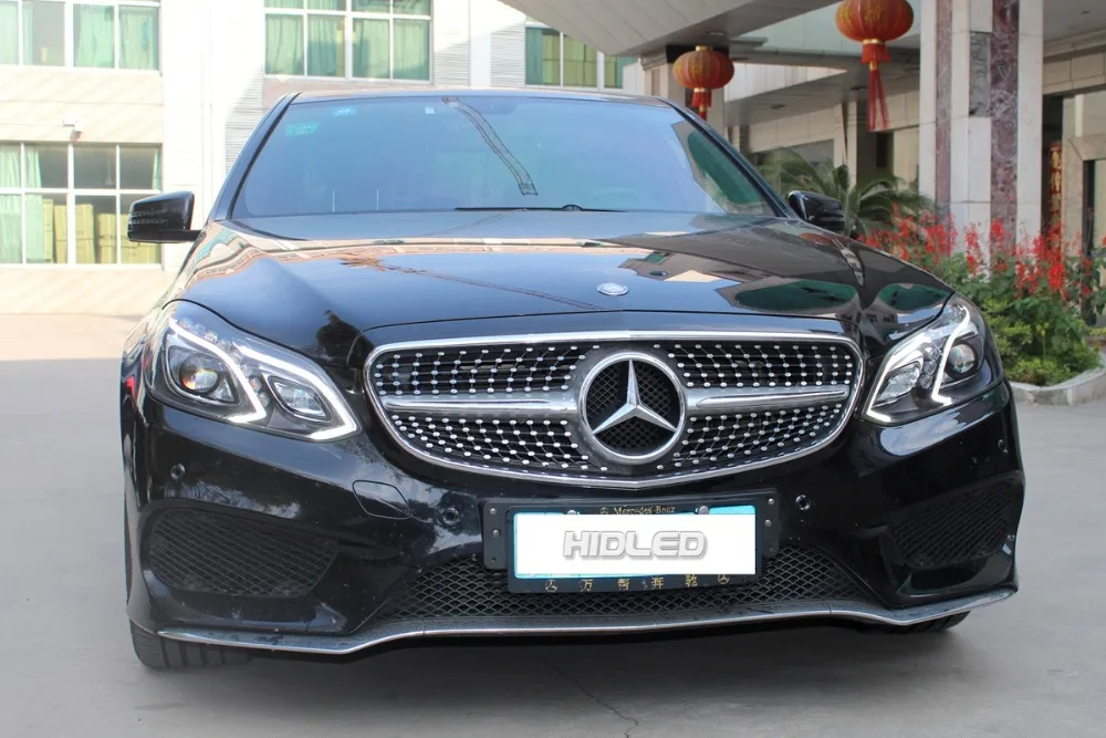 Светодиодная фара в сборе для Mercedes Benz W212 E class обновления фар с низкой