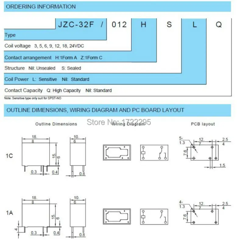

FREE SHIPPING 50PCS HF32F-24V-HS3 4 feet a group of normally open JZC-32F-024-HS3 5A 250V SUBMINIATURE INTERMEDIATE POWER RELAY