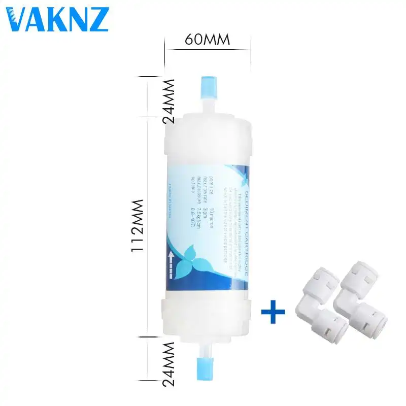 6mm (in-out) fitting Vaknz Смарт биде сиденье для унитаза фильтр для воды удаления ржавчины фильтр для кухни фильтрации воды очиститель передний фильтр - Цвет: 6mm (in-out) fitting