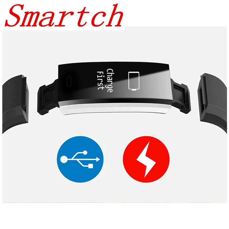 Смарт браслет Smartch ID115 Plus GPS фитнес трекер часы с пульсометром счетчик шагов