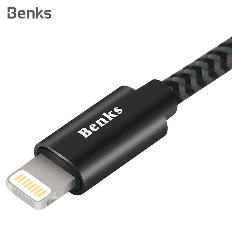 СПС usb-кабель для iPhone Benks MFi Lightning Кабель для быстрой зарядки данных зарядный кабель для iPhone XS Max XR X 8 7 6 S 5 5S iPad шнур