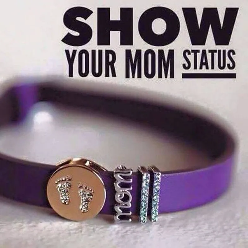 SANSHOOR комплект из сетчатого браслета нержавеющей стали с подвесками для мам и