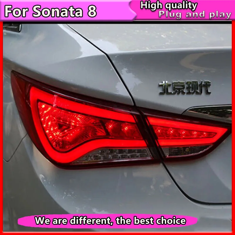Автомобильный стиль для Hyundai Sonata 8 задсветильник s 2011 2015 светодиодный задний