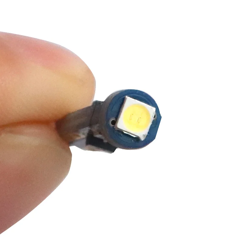 100 шт. T5 W3W 1 SMD 3030 Автомобильные светодиодные лампы Canbus без ошибок Приборная панель