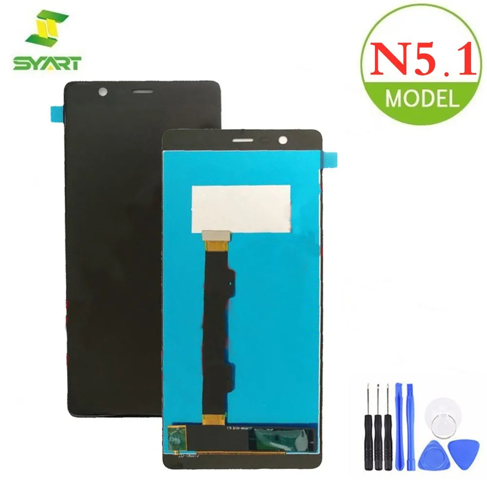 For Nokia 5.1 LCD Display Touch Screen Digitizer Assembly Repair Replacement 5 2018 TA-1061 TA-1075 5.5&quot LCDs | Мобильные