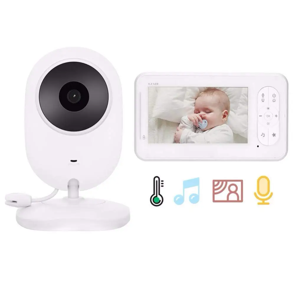 Видеоняня беспроводная цифровая камера Babyphone с дистанционным управлением 4 3