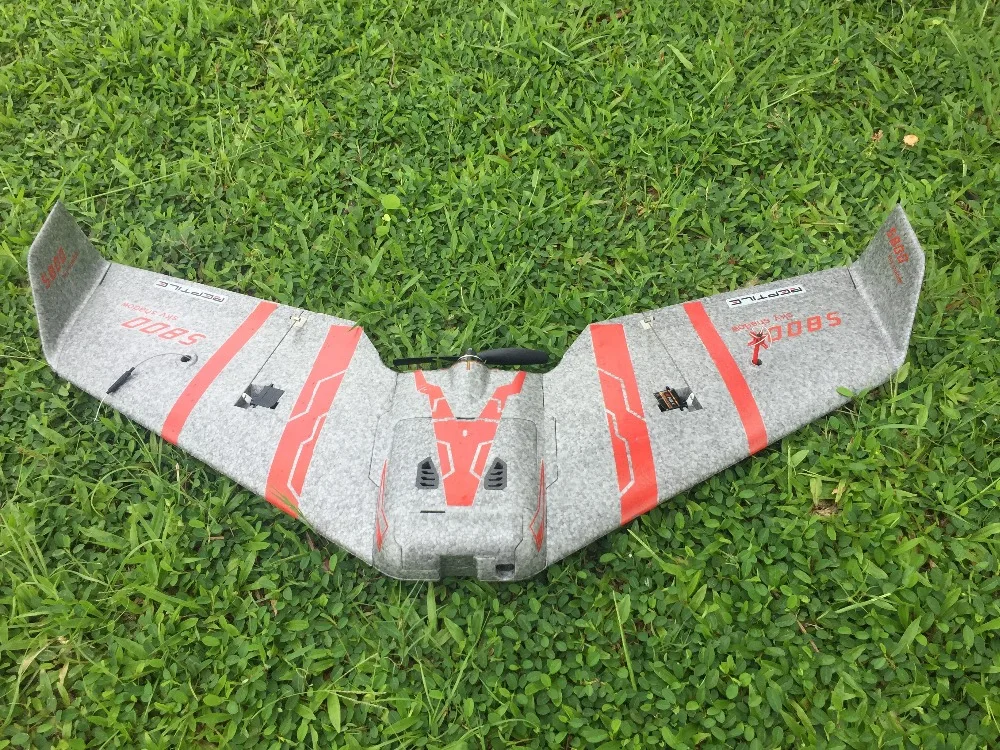 Рептилия S800 V2 SKY SHADOW 820 мм размах крыльев серый FPV EPP летающее крыло Racer KIT / PNP |