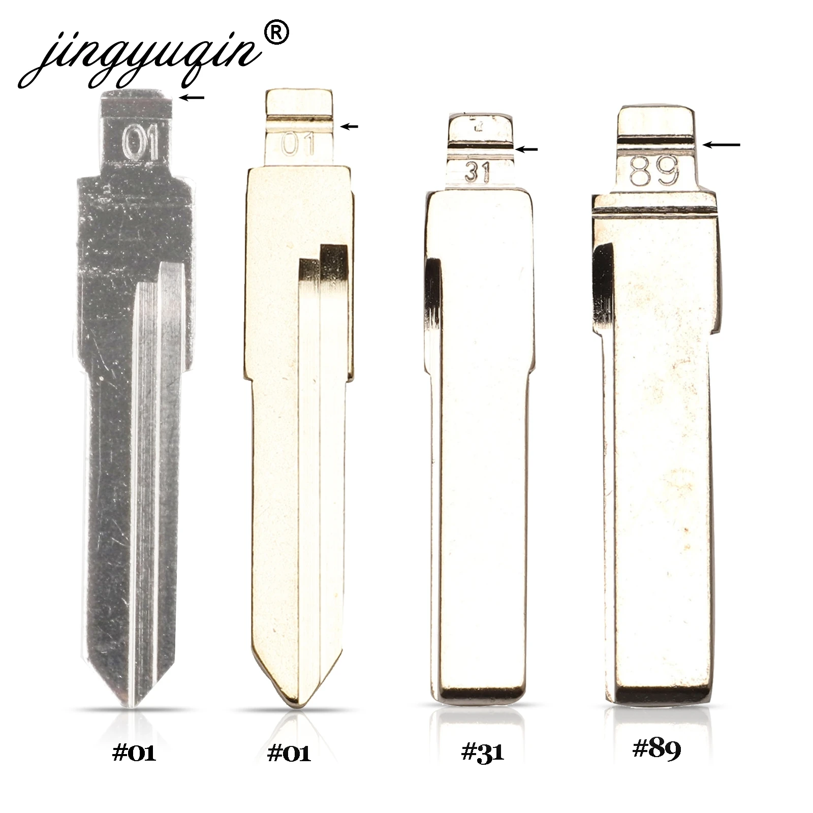 jingyuqin #01 #31 #89 Car Flip Remote Key Blade for Audi 100 Gol B4 A2 A3 A4 A6 A6L A8 S5 Q7 TT 01#Folding  Key Blank