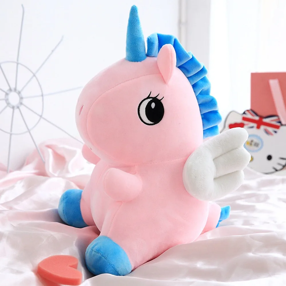 

Pink Unicorn Plush Toy for Girl fat unicorn doll cute animal stuffed soft pillow baby kids toys for girl birthday christmas gift