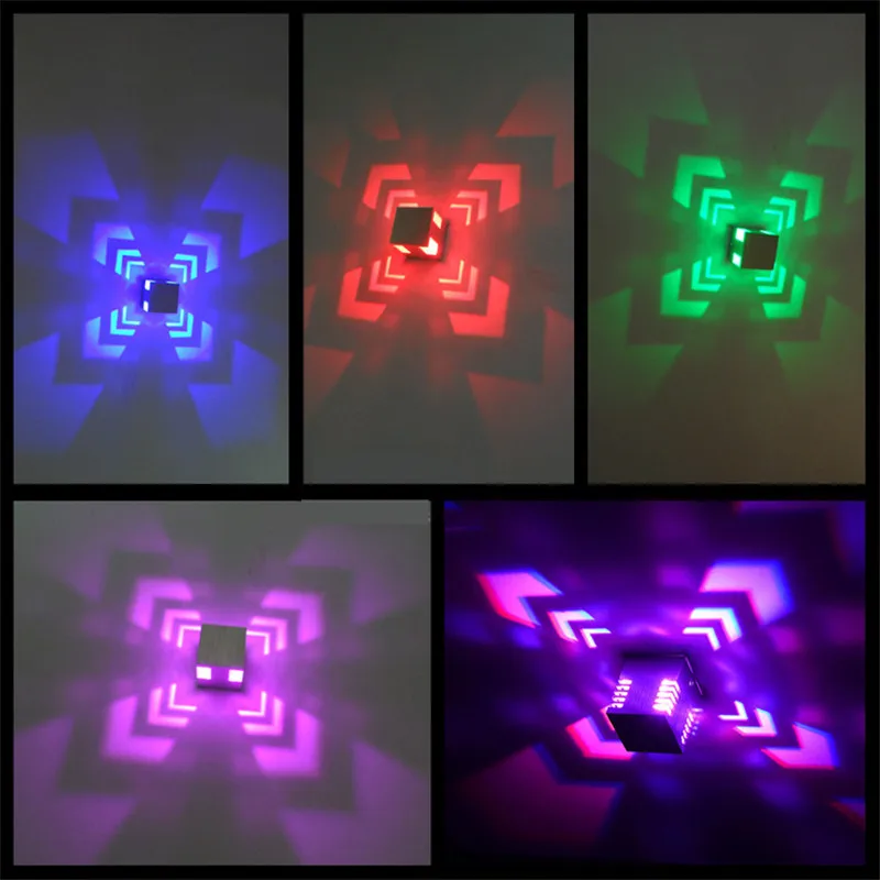Светодиодный светильник Cube для помещений настенный современное домашнее