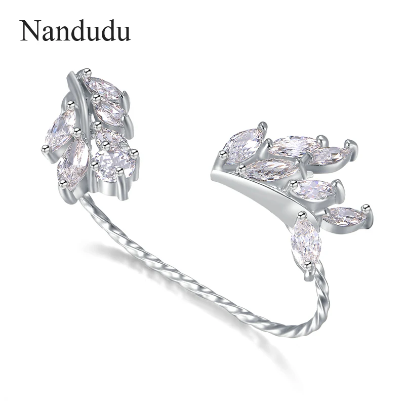 Nandudu Шикарное Кольцо на палец модное женское ювелирное изделие подарок AAA