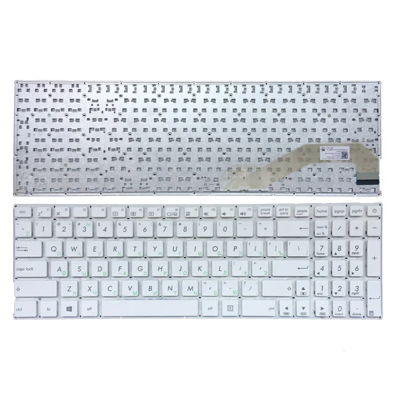New Laptop Russian Keyboard for ASUS X540 X540L X540LA X544 X540CA A540L K540L A540 K540 A540U RU white | Компьютеры и офис