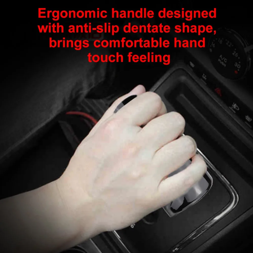Automatic T-Handle Shape Car Gear Shift Lever Knob Shifter Black for Jeep Wrangler/Dodge Charger Challenger/Chrysler Head | Автомобили и