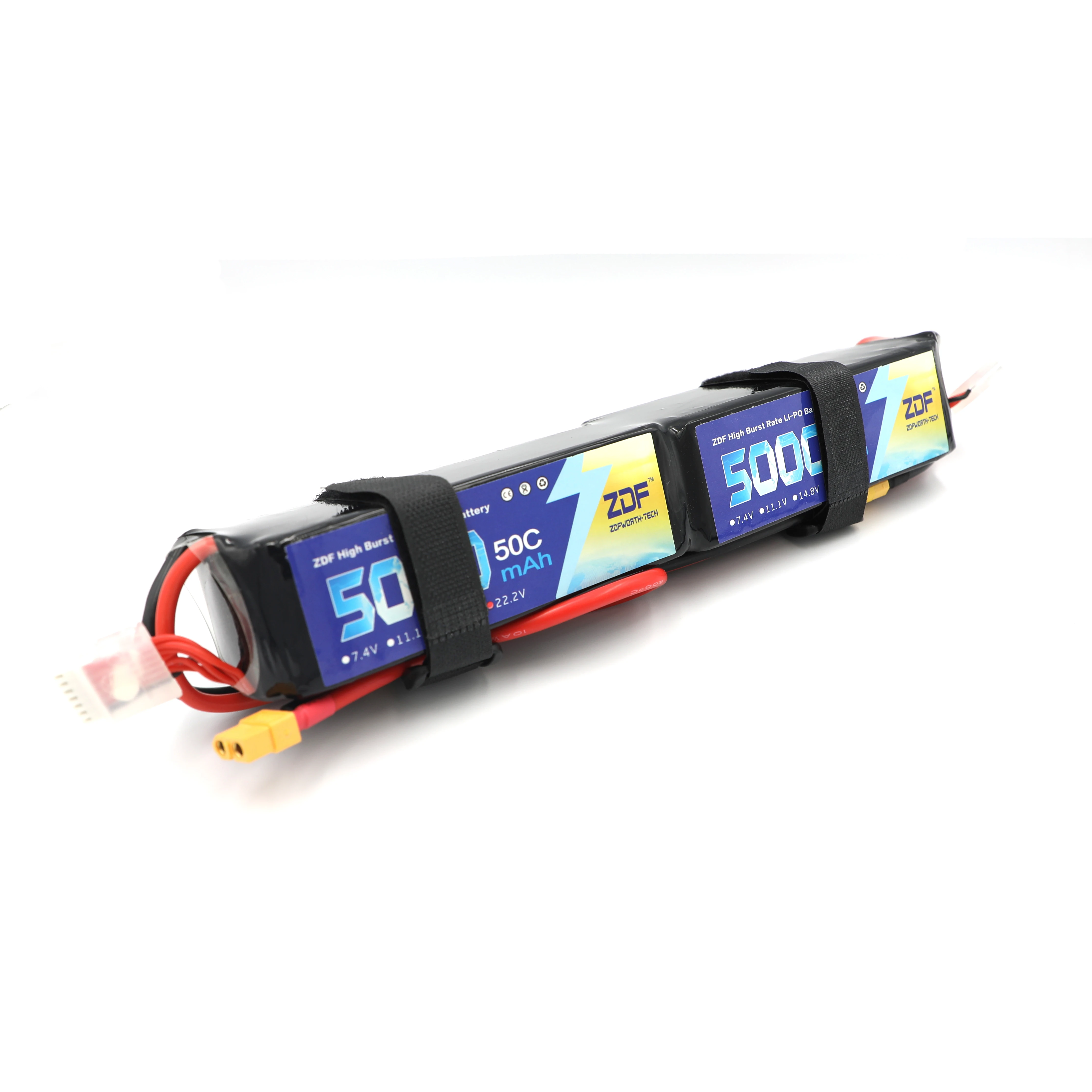 ZDF RC Lipo 12S аккумулятор 44 4 в 5000 мАч 50C Burst 100C для вертолета радиоуправляемая модель