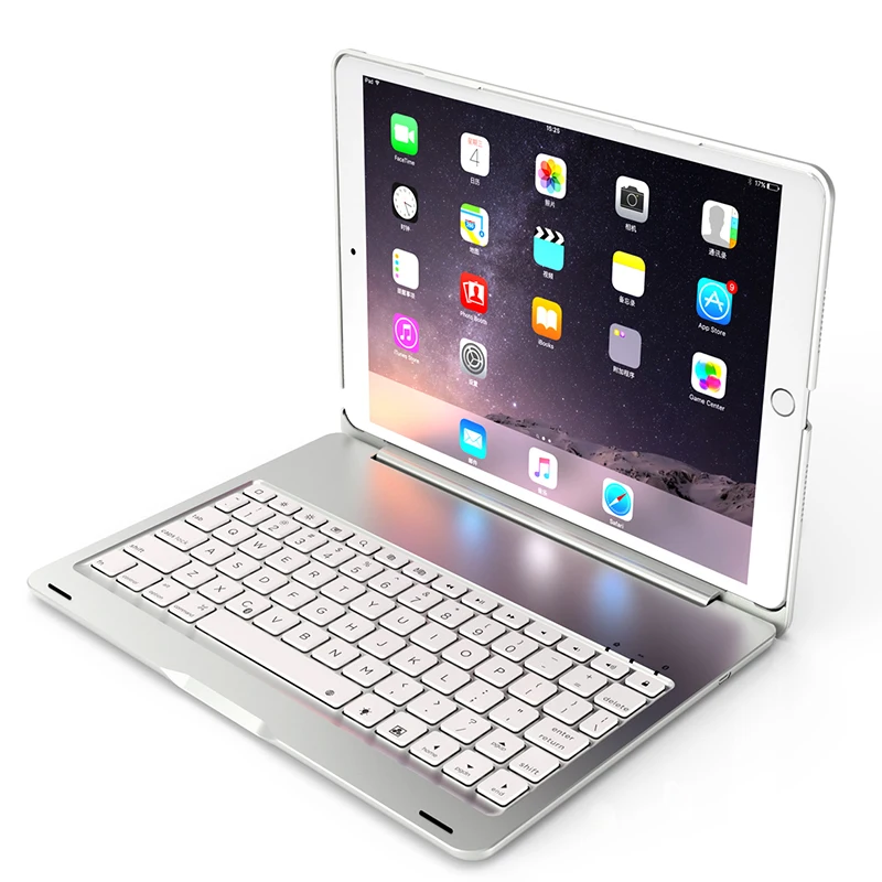 For iPad Pro 10.5 New 2017 7 Colors Backlit Light Wireless Bluetooth Keyboard Case Cover + Stylus Film | Компьютеры и офис
