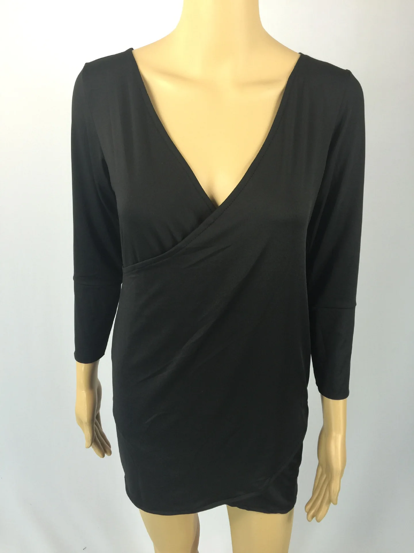 2018 осенние модели взрыва новый с длинными рукавами ночной клуб мешок хип