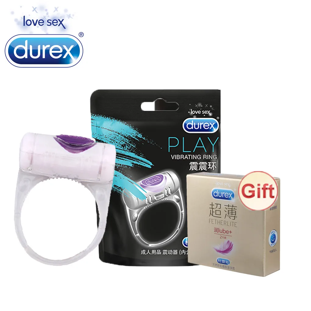 Вибрирующее кольцо Durex для мужчин и массажные игрушки пениса интимные товары пар