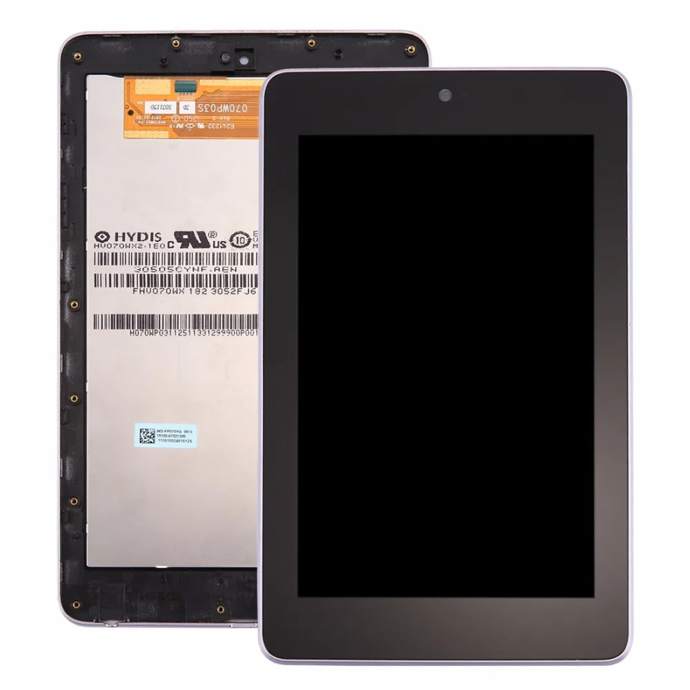 ЖК экран и дигитайзер в сборе с рамкой для Google Nexus 7 (версия 1 го поколения Wi