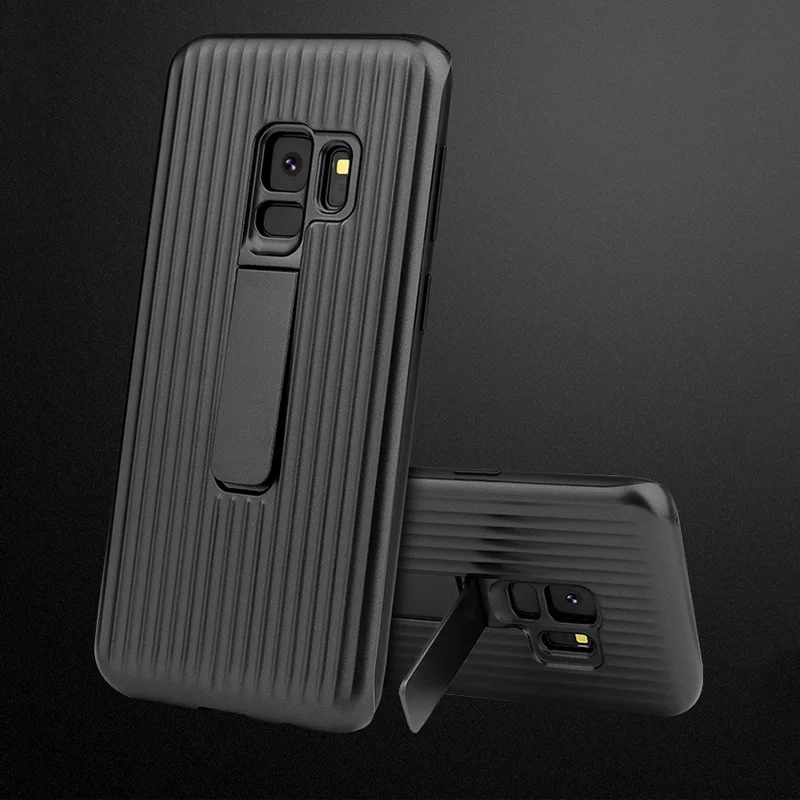 Жесткий прочный чехол для телефона Samsung Galaxy S9 S8 Plus S7 Edge автомобильный Магнитный с