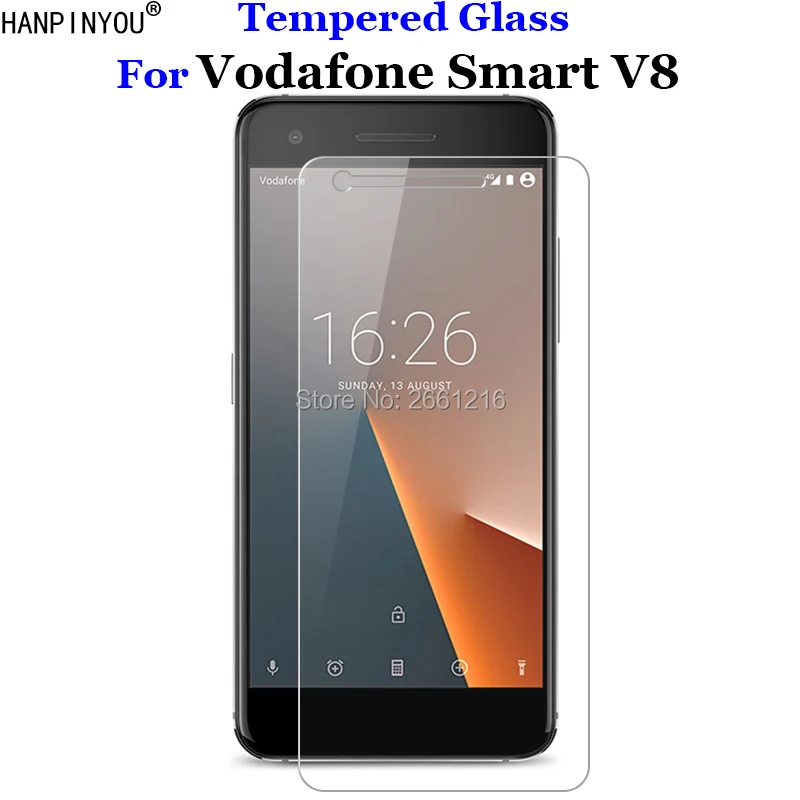 

For Vodafone Smart V 8 Tempered Glass 9H 2.5D Premium Screen Protector Film For Vodafone Smart V8 5.5"