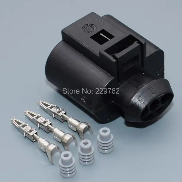 Shhworldsea 50 комплектов 3-контактный 1 5 мм распределительный вал Cam Sensor Connector Pigtail чехол