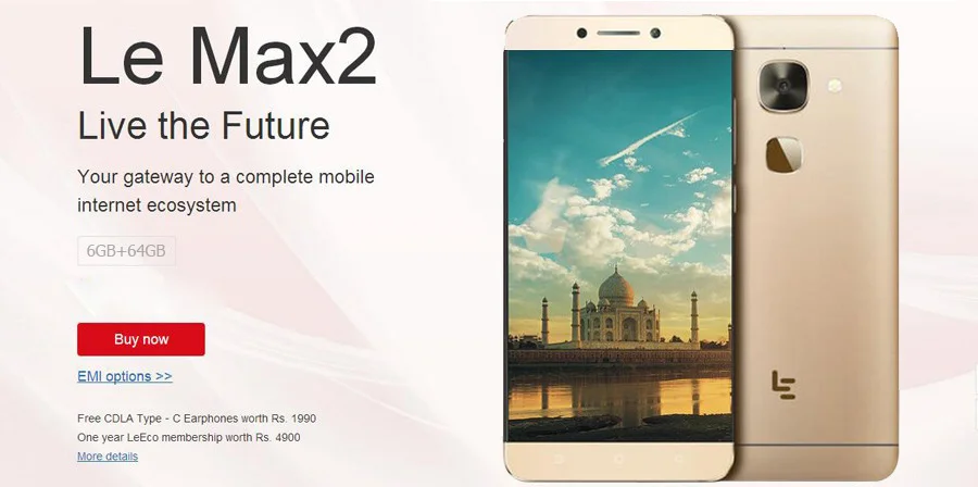 Оригинал Letv LeEco Le Max 2 X820 4 аппарат не привязан к оператору сотовой связи мобильный