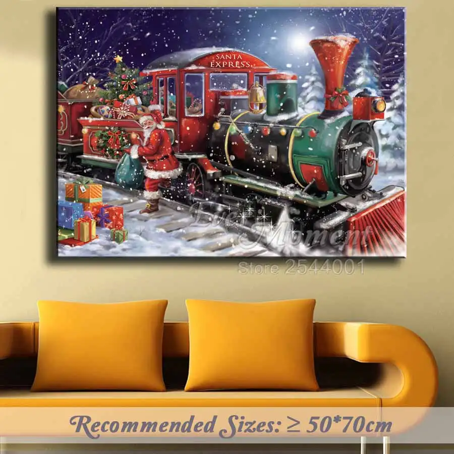 Ever Moment 5D DIY бриллиантовый рисунок Рождество квадратные Стразы Алмазная мозаика