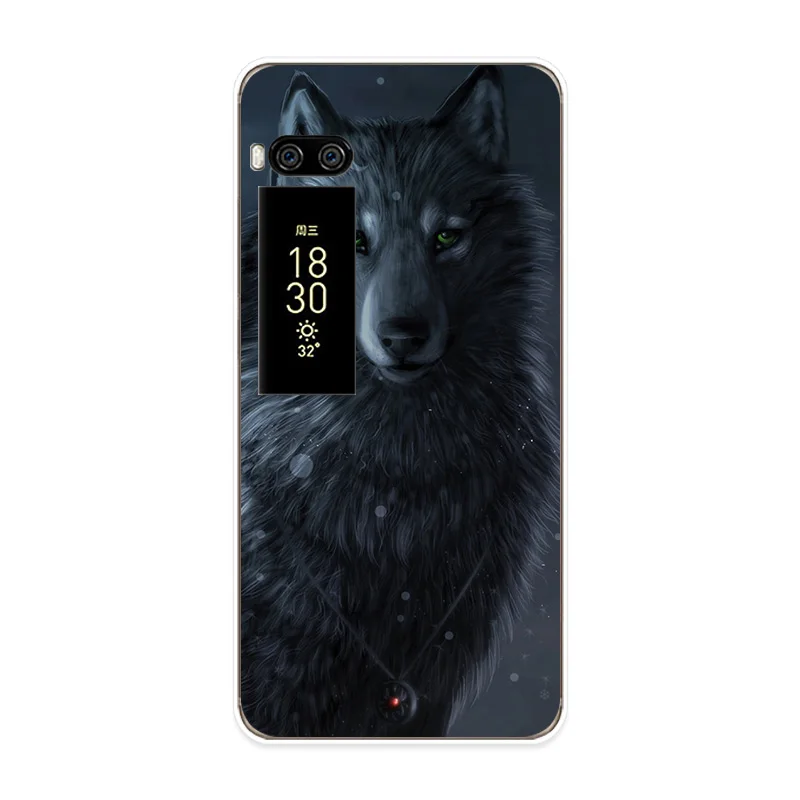Мягкий силиконовый чехол для Meizu Pro 7, чехол s, 5,2 дюймов, Прозрачная силиконовая задняя крышка для телефона, для Meizu Pro 7 Plus, чехол Couqe - Цвет: EL7