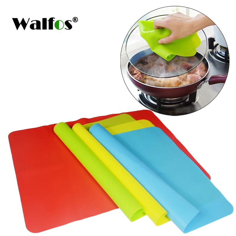 

WALFOS Large Big Size 1PC 60x40cm Silicone Baking Mat Liner Placemat Oven Mat Heat Insulation Pad Bakeware Table Mat