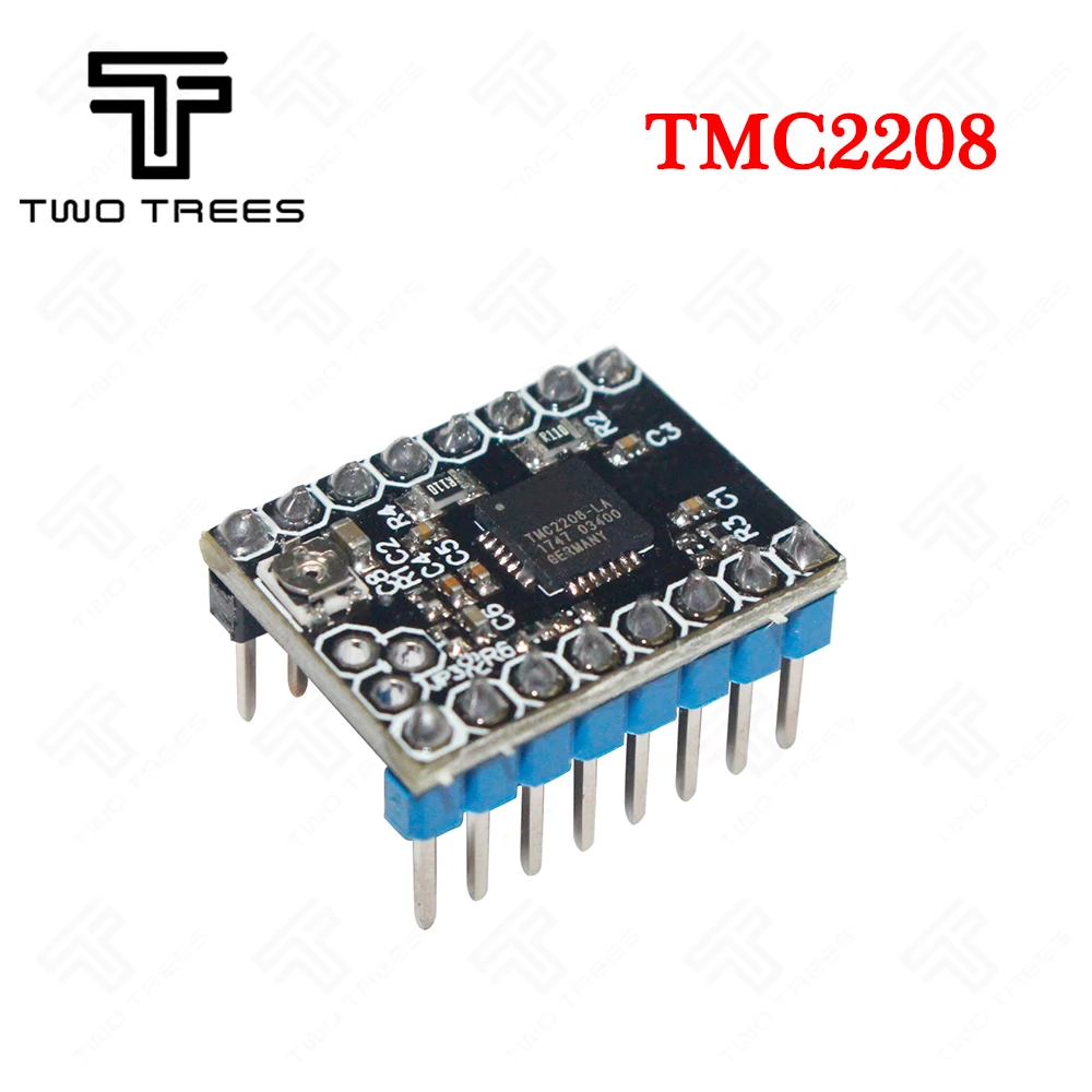 Запчасти для 3D-принтера Stepstick TMC2208 Драйвер шагового двигателя супер тихий с новыми радиаторами Замена Ramps 1,4 1,5 1,6 Reprap плата