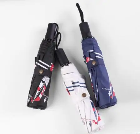 New Creative Folding Kids Umbrella Men Wholesale Super Light Sailing Small Boat Black Coating Rain Women Paraguas | Дом и сад
