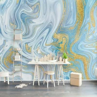 custom any size murals wallpaper 3d embossed blue texture marble wall papers fashion luxury line living room tv sofa home decor