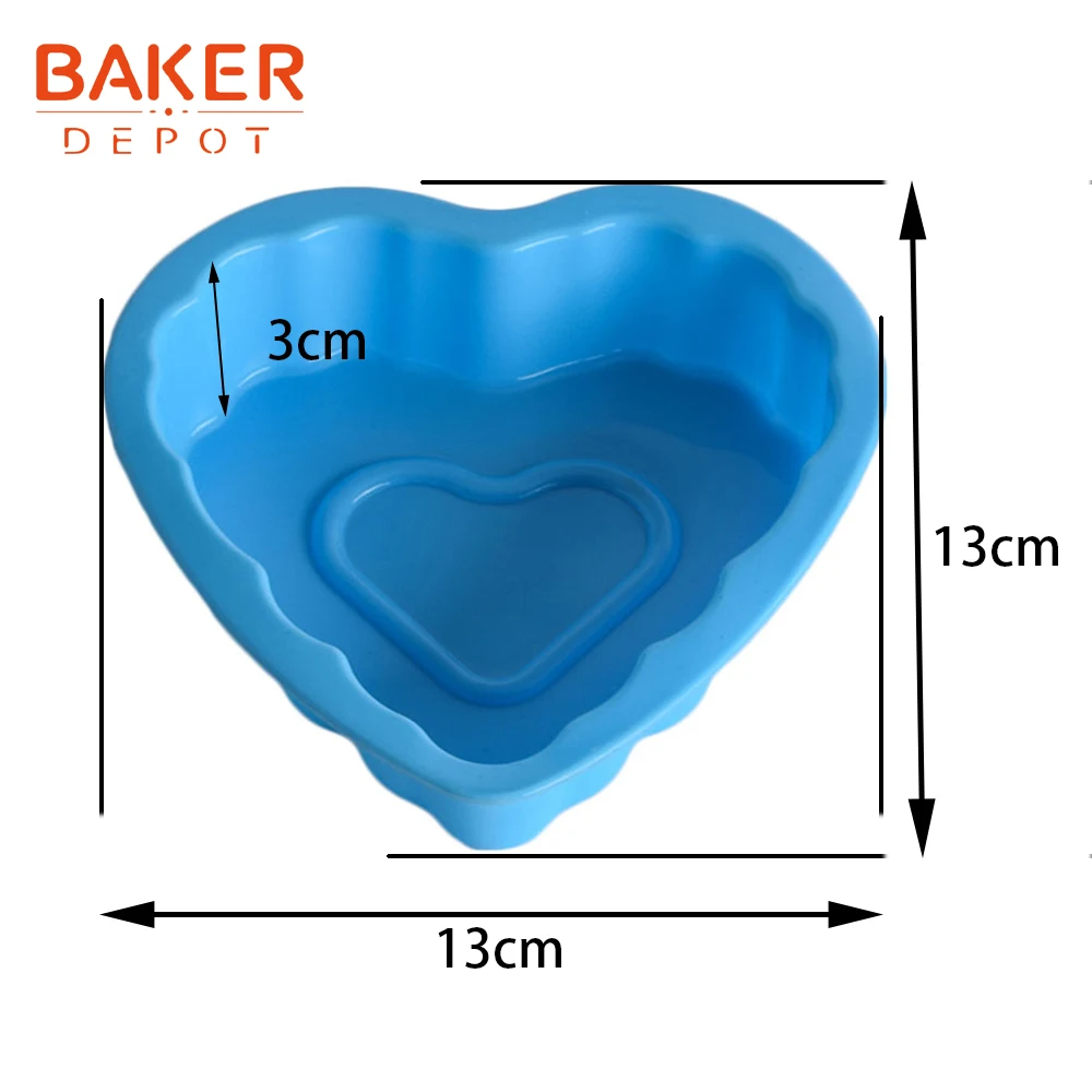 BAKER DEPOT силиконовая форма для торта Любовь Дизайн печенье пудинг Jello хлеба