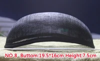 new style 19 516 cm sinamay anomalistic base oval hat form 10pcslot