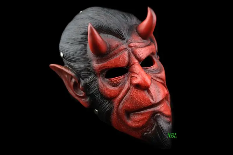 Маска из смолы в виде капюшона фильма Хеллбой|mask ffp3|mask clipmask packaging |