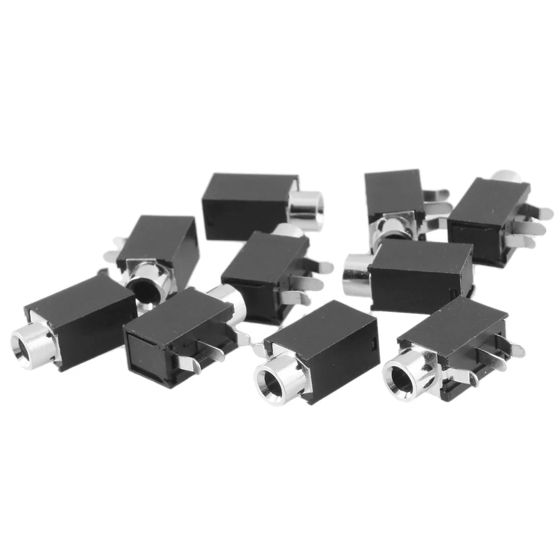 Фирменная новинка 10 шт. 3 Pin Панель PCB Женский 5 мм разъем для наушников аудиоразъем