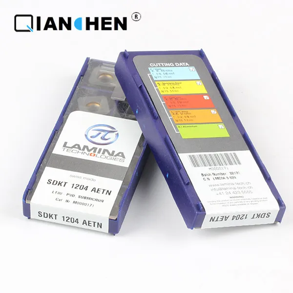 

Вставки для режущего инструмента из карбида вольфрама LAMINA SDKT 1204 AETN LT30 (10 шт./лот), высокое качество