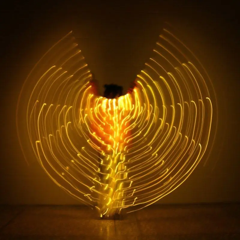 2019 Детские Светодиодные Крылья для танца живота аксессуары детей с