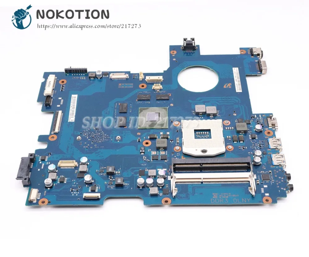 NOKOTION для Samsung RC420 RC520 RC720 RC512 материнская плата ноутбука HM65 GT525M 1 ГБ BA92-07642A BA92-07642B