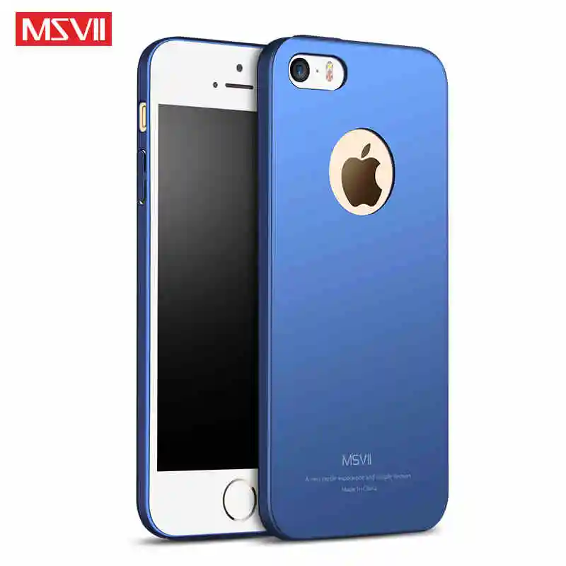 MSVII Чехлы для Apple iPhone 5 5S чехол Роскошный Матовый S металлический автомобильный