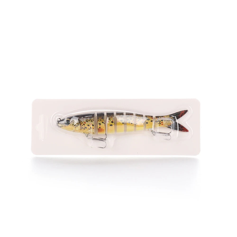 

8 Sections Fishing Lure Fishing Bait Fishing Tackle with Hooks