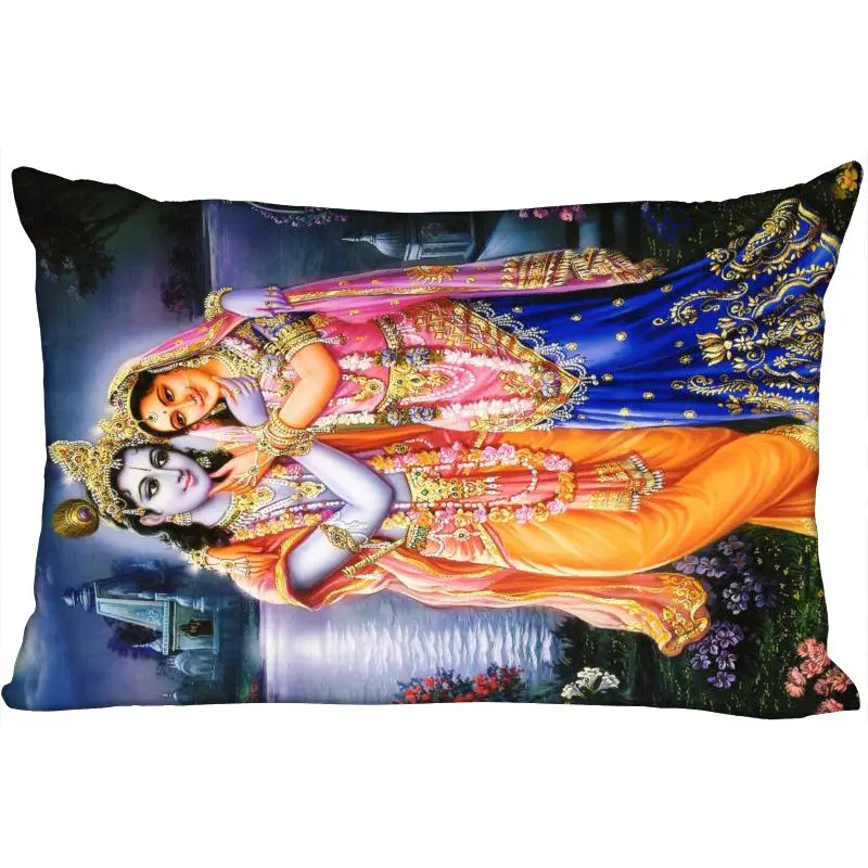 Пользовательский Radha Krishna Новое поступление наволочка 45x35 см (одна сторона)
