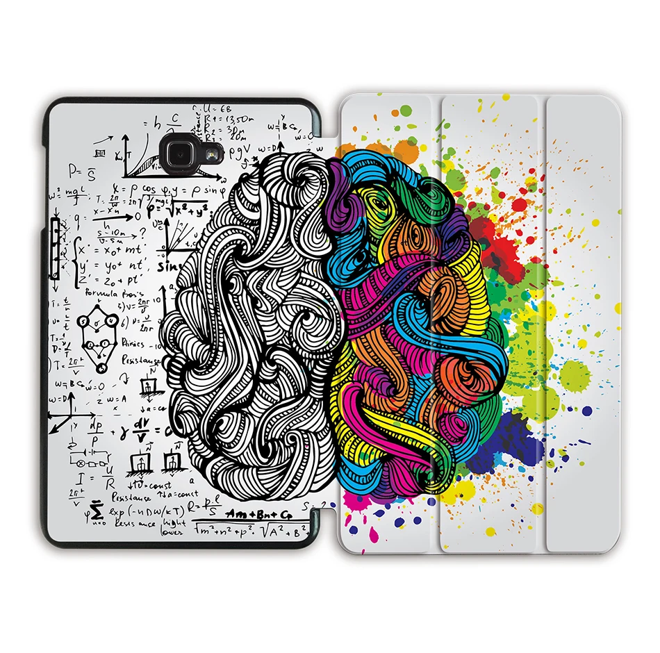 MTT мультяшный чехол с граффити для samsung Galaxy Tab A A6 10,1 дюймов T580 T585 T580N из искусственной кожи откидной чехол для планшета защитный чехол - Цвет: SS03